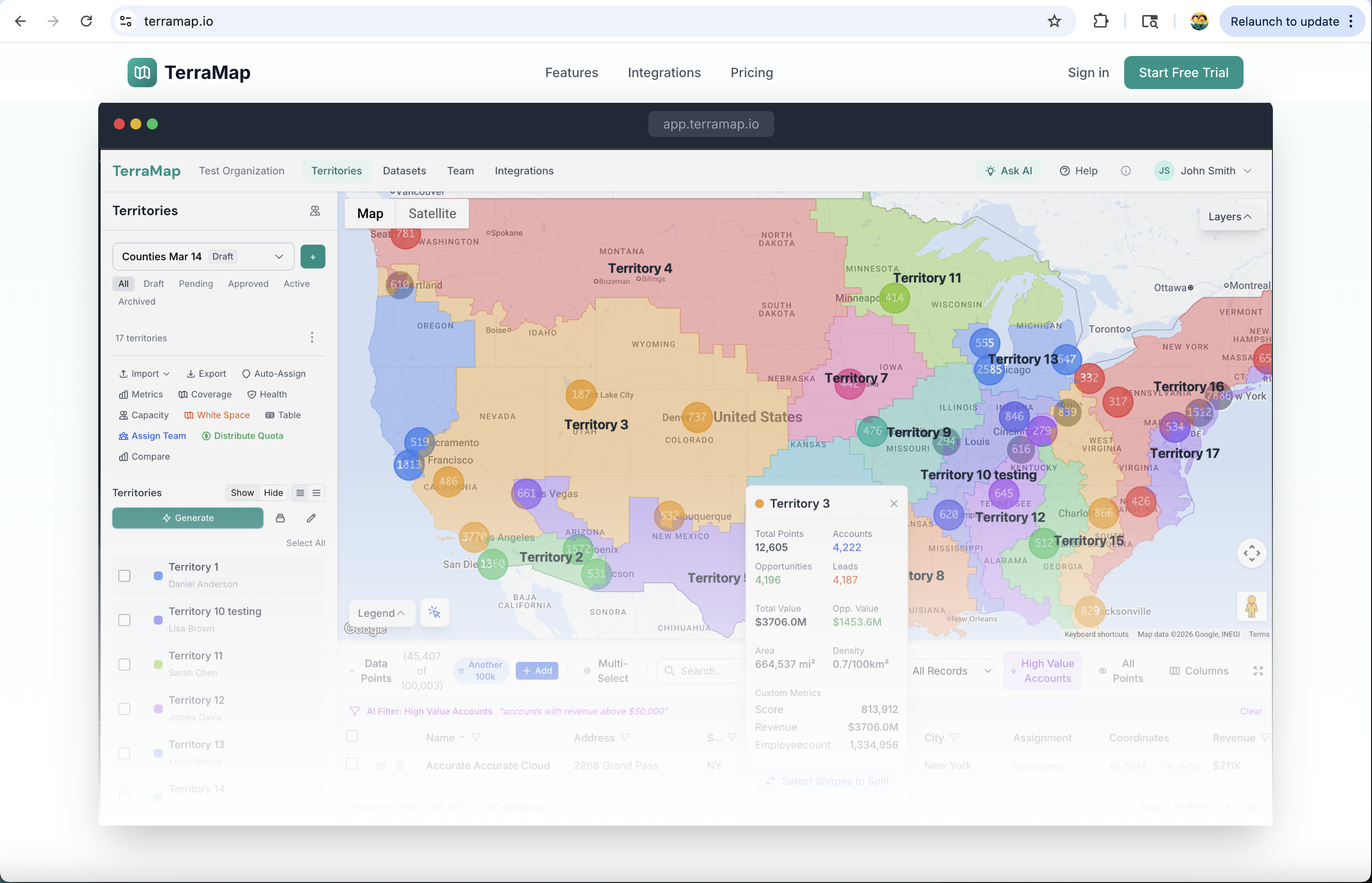 TerraMap preview